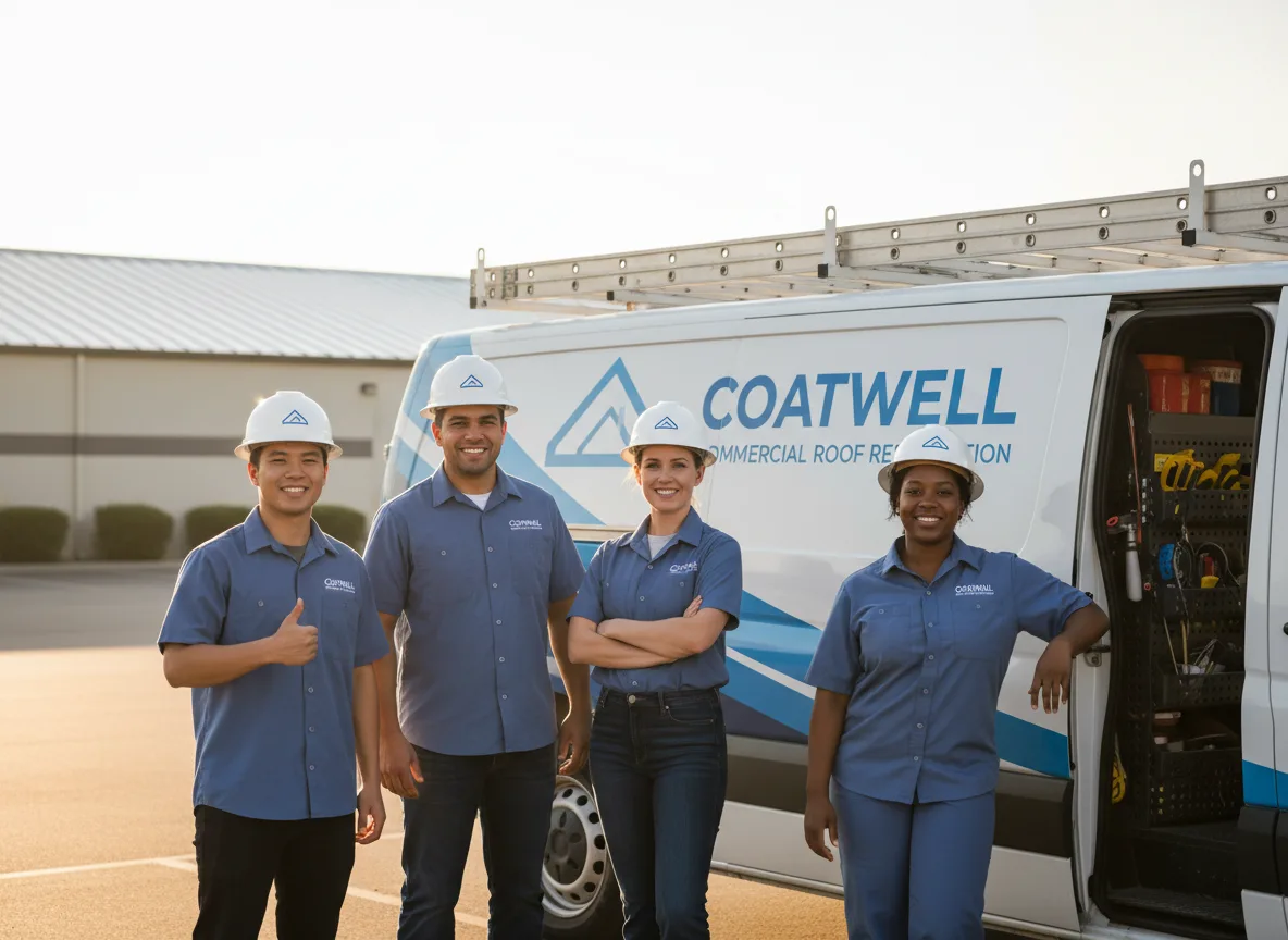 Commercial roof coating company in Mather, CA